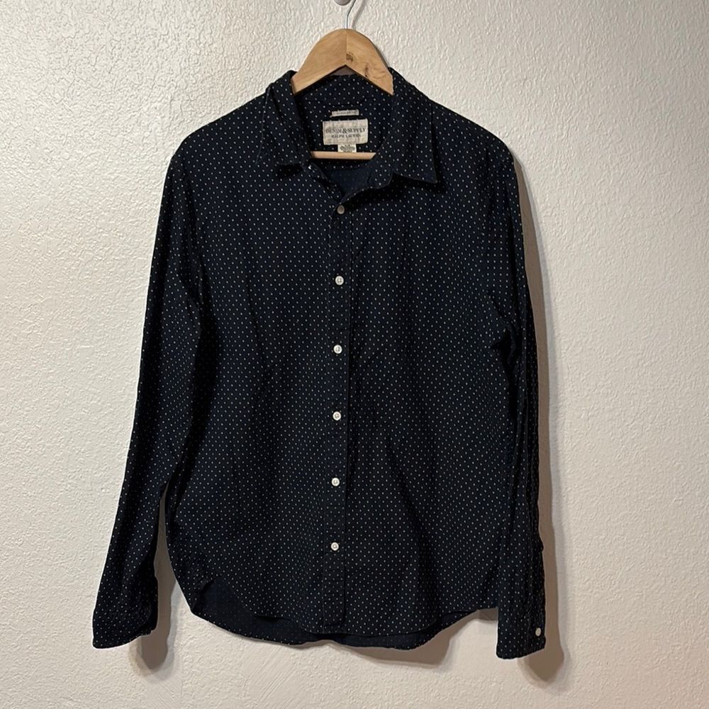 Denim & Supply Ralph Lauren Star Print Button Down Shirt Xl